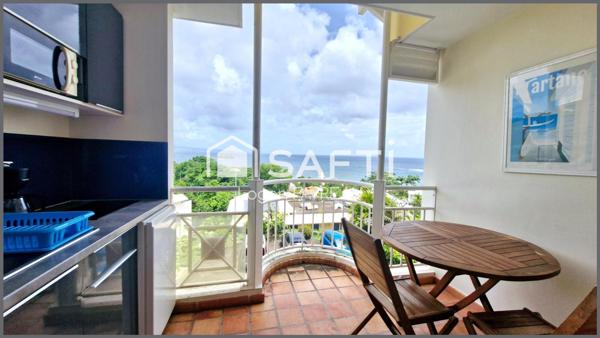 Studio meublé avec terrasse et vue mer – Tartane