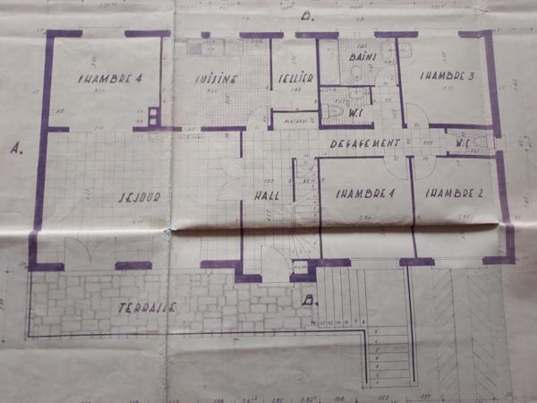 Maison avec fort potentiel – 135 m² habitables – Terrain 840 m²