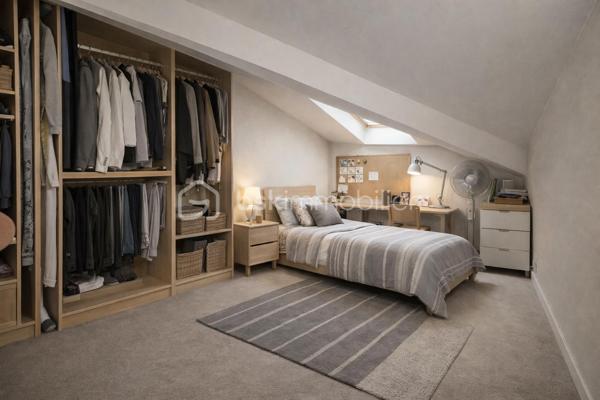 📍 Emplacement idéal en plein centre ville  ! 

Situé en plein cœur de Magny-le-Hongre, ce spacieux duplex de près de 82 m² loi carrez 95 m2 surface utile ( rare volume pour un F3 sure le secteur ) vous séduira par sa localisation privilégiée, à proximité immédiate de toutes les commodités : écoles, commerces, transports, etc.

✨ Les atouts de ce bien :

Grand F3 en duplex au deuxième et dernier étage 
Loggia , terrasse de plus de 8 m², idéale pour vos moments de détente qui donne sur l'espace arboré à l'intérieur de la résidence 
2 places de parking privatives + 1 box fermé
Aucun vis-à-vis, calme assuré

🛋️ Au rez-de-chaussée :

Une très belle pièce de vie lumineuse

Une grande cuisine séparée , aménagée et équipée avec goût avec des matériaux de qualités , offrant un espace convivial et fonctionnel

🛏️ À l’étage mansardé :

2 chambres confortables
Une pièce polyvalente d’environ 15 m² (salle de jeux, bureau, salon TV ou chambre d’amis, à aménager selon vos besoins)
Une salle d’eau
et un WC séparés

🔧 À noter : Quelques travaux de rafraîchissement à prévoir surtout  à l’étage, pour personnaliser ce bel espace à votre image.

📐 Superficie : 82 m²
🌿 Extérieur : Loggia de plus de 8 m²
🚗 Stationnement : 2 places + 1 box fermé

Certaines  photos mises en ligne sont générées avec l' ia afin de vous permettre de mieux apprécier tout le potentiel de ce bien et donner une nouvelle perspective à se que pourrait être l'appartement avec une nouvelle décoration.

 Une opportunité rare à Magny-le-Hongre : un F3 de cette superficie, en plein centre-ville, c’est une perle à ne pas laisser passer ! 

📞 Pour plus d'informations ou organiser une visite, contactez moi  dès maintenant.