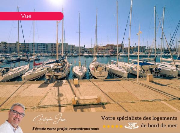 Appartement T2 avec parking vue imprenable sur le Port