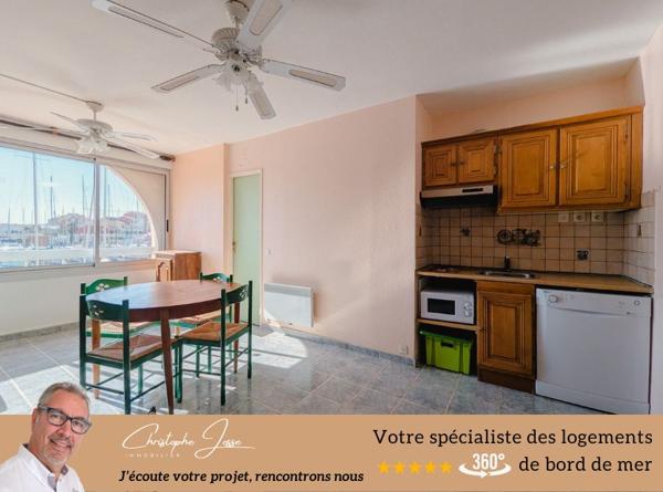 Appartement T2 avec parking vue imprenable sur le Port