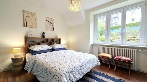 Finistère (29) – À vendre à Quimper centre : maison T5 de 124 m² habitable (182 m² utile ), sur un terrain de 398 m², avec sous-sol intégral et garage.