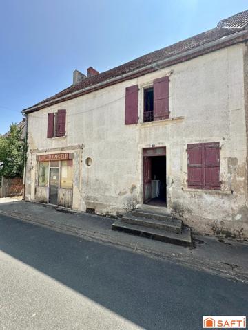 Maison de bourg avec 3 chambres, cave et dépendance
