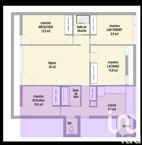 Location appartement 5 pièces 94 m² Pessac