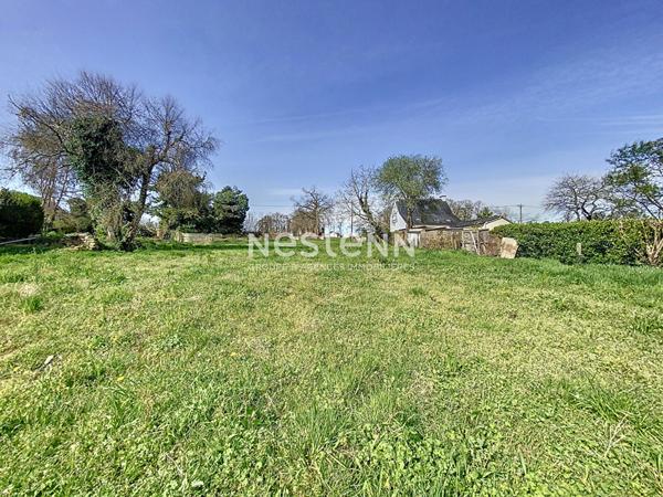 Terrain constructible de 1864m² sur Trémeven