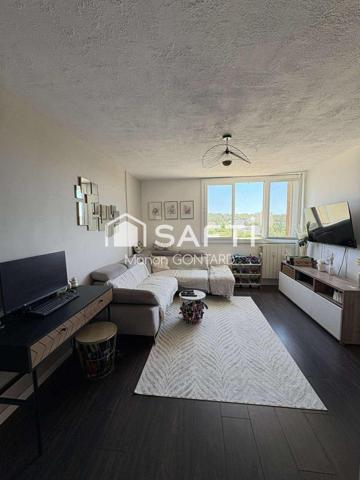 Appartement T4 traversant – 3 balcons, vue dégagée, exposé sud – La Valette-du-Var