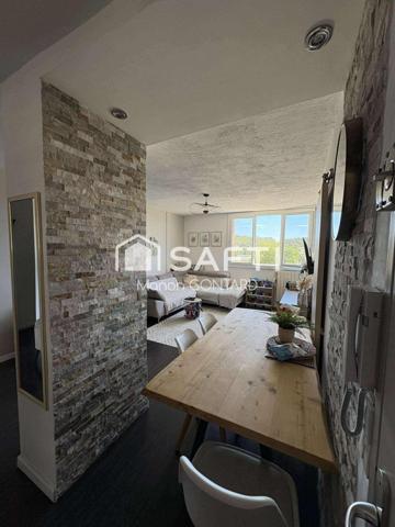 Appartement T4 traversant – 3 balcons, vue dégagée, exposé sud – La Valette-du-Var