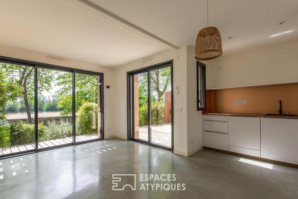 Appartement vue Loire et son jardin