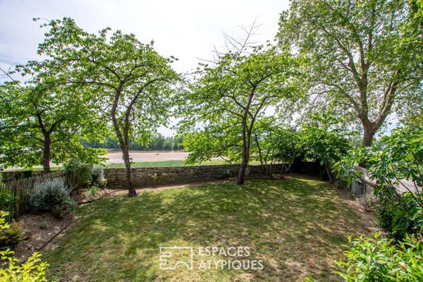 Appartement vue Loire et son jardin