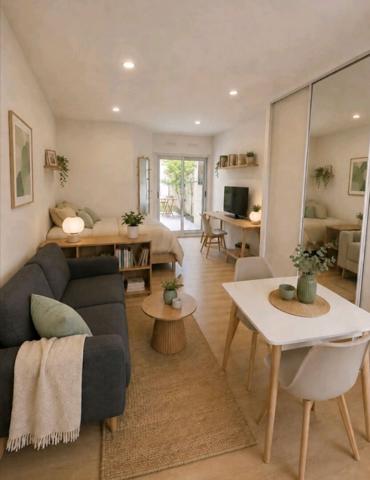 MAISONS-LAFFITTE - LOCATION MEUBLE - Studio meublé de 27m² avec jardin privatif , Maisons laffitte