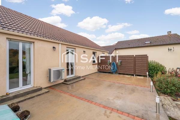 Maison individuelle de PLAIN-PIED moins de 5mn axe A31....