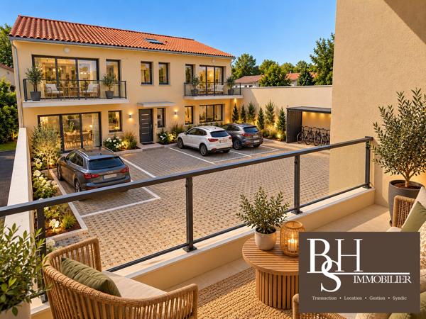 NEUF - Appartement 3 pièces de 66,51m² avec balcon et parking
