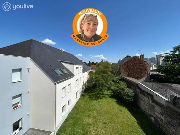 Angers – Appartement T3 lumineux sur jardin
