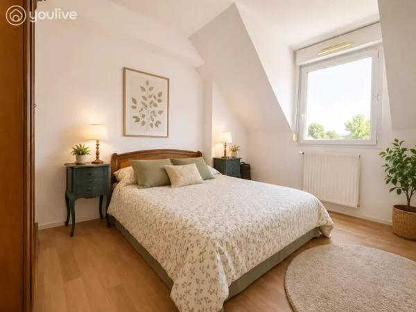 Angers – Appartement T3 lumineux sur jardin