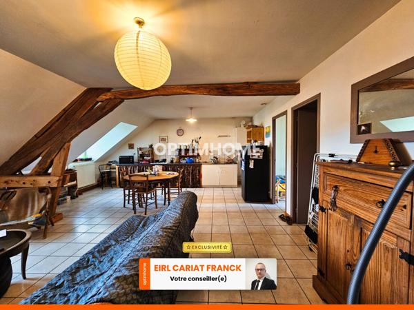 DEUX APPARTEMENTS SUR 154 M² ET COMMERCE DE 100 M², L’ENSEMBLE SUR 574 M² DE TERRAIN CLOS :