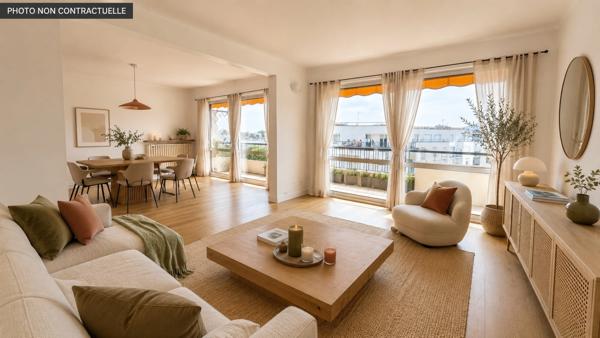 CHARTRES - GRAND T3 - 82 M² AVEC DOUBLE SEJOUR