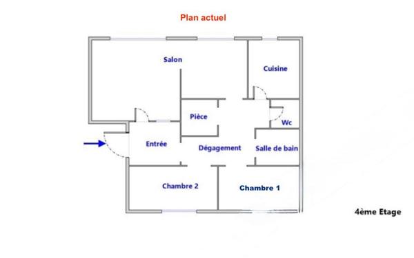 Appartement à vendre    4 pièces • 76,94 m2 Lyon 6