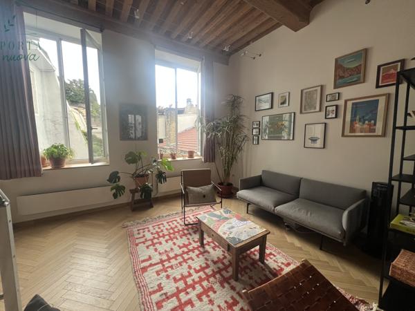 CROIX-ROUSSE - Chamant duplex meublé 44 m²