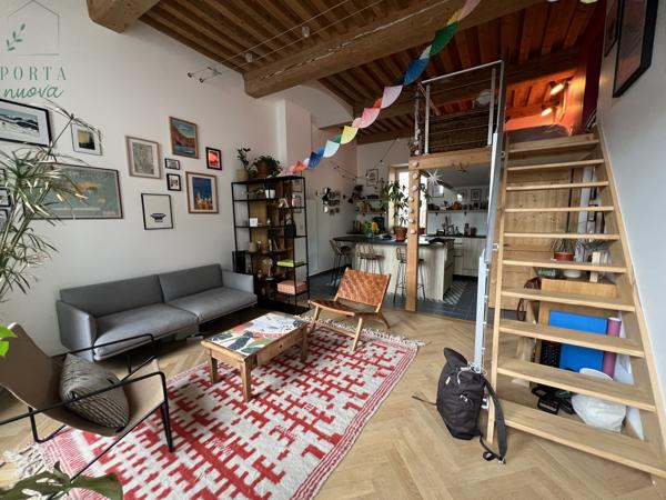 CROIX-ROUSSE - Chamant duplex meublé 44 m²