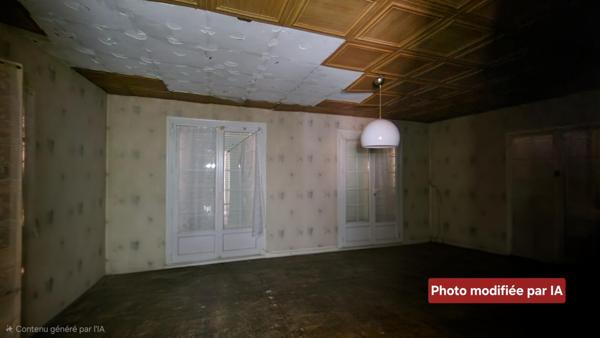 Maison plain-pied avec jardin à fort potentiel