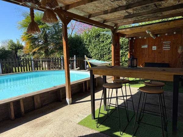 Maison à vendre 4 pièces TARBES (65) - Jardin arboré - piscine