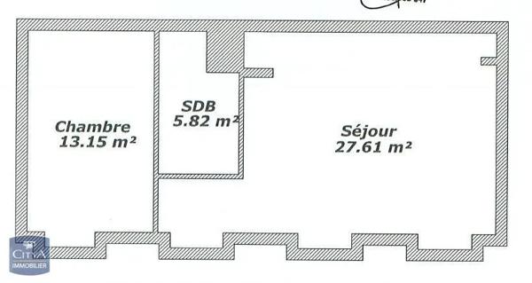 Appartement à louer 2 pièces 46.58m² Mulhouse (68200)