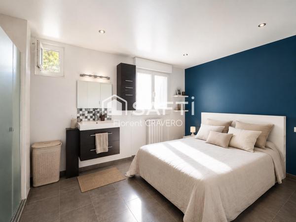 Maison familiale 5 chambres avec jardin, dépendance et deux terrasses