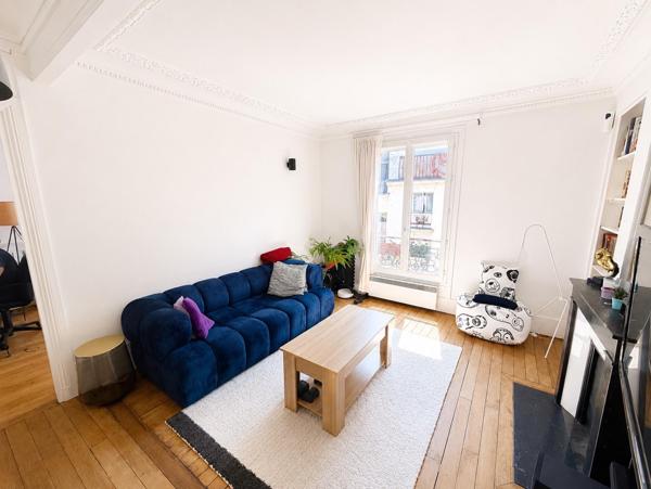 PARIS 20e – GAMBETTA – 2 PIÈCES DE CHARME-bonne rentabilité