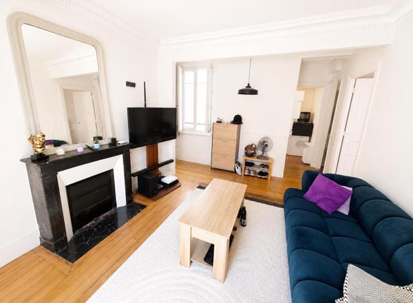 PARIS 20e – GAMBETTA – 2 PIÈCES DE CHARME-bonne rentabilité