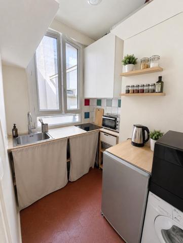 PARIS 20e – GAMBETTA – 2 PIÈCES DE CHARME-bonne rentabilité