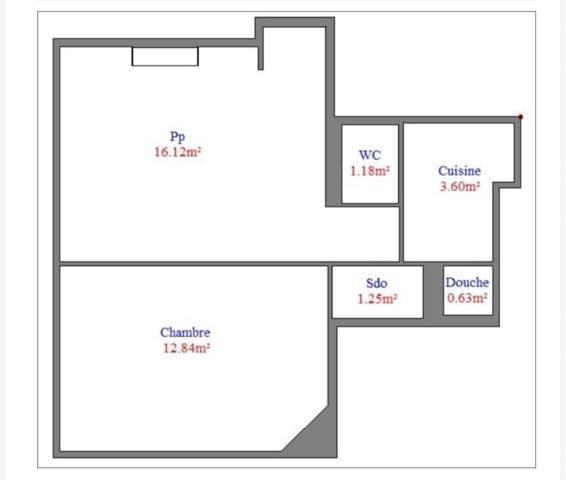 PARIS 20e – GAMBETTA – 2 PIÈCES DE CHARME-bonne rentabilité