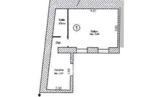 Appartement à louer    1 pièce • 31,31 m2 Olivet