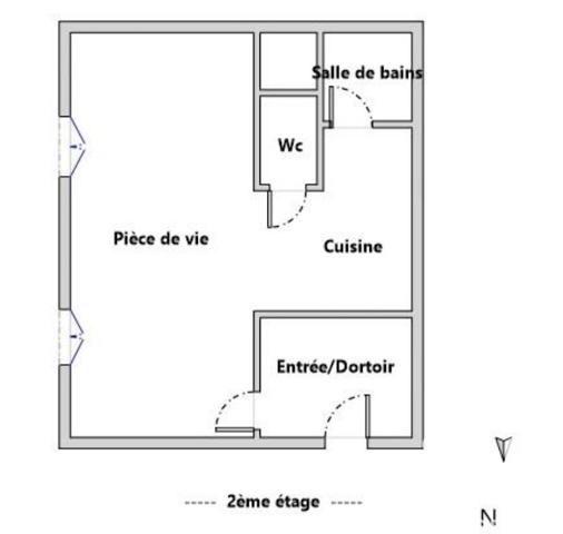 Appartement à vendre 2 pièces 25,11 m² Cauterets