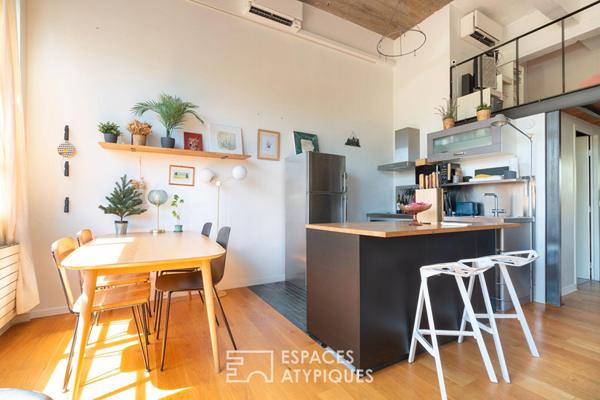 Loft lumineux proche métro et commerces au Charentonneau