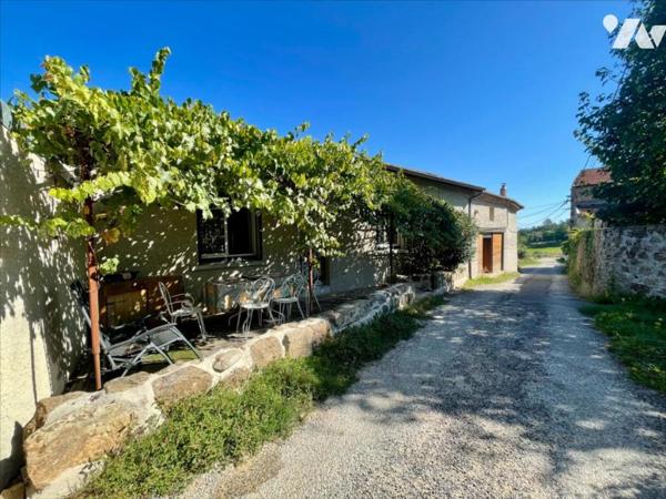 Charmante maison en pierres rénovée avec jardin et garages