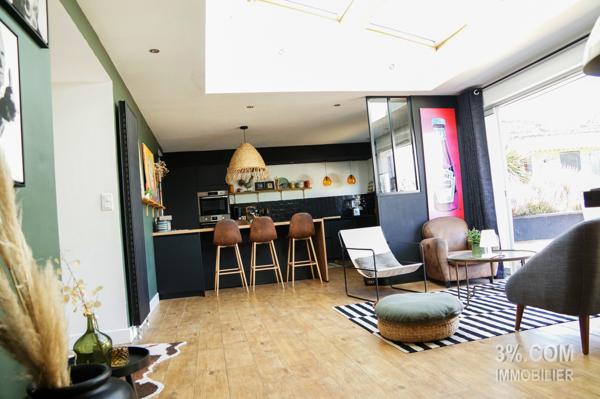 MANIHEN : LONGÈRE RÉNOVÉE en SEMI-PLAIN-PIED SOUS SOL GARAGE. Outreau (62230)