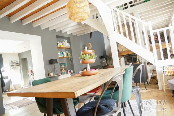 MANIHEN : LONGÈRE RÉNOVÉE en SEMI-PLAIN-PIED SOUS SOL GARAGE. Outreau (62230)