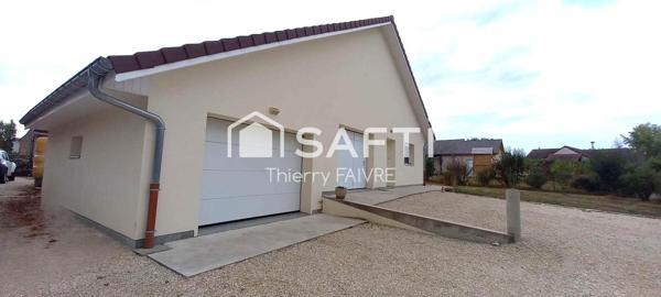 Maison récente plain-pied proche Lons le Saunier