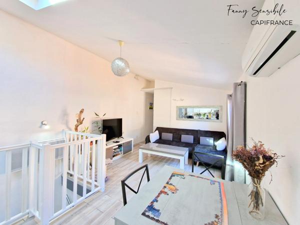 Maison T3 avec appartement T2 indépendant, garage et piscine – 270 m² de terrain