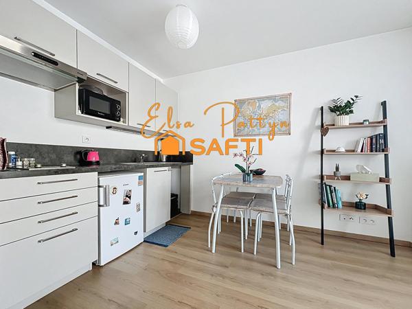 À VENDRE – STUDIO LOUÉ – RÉSIDENCE RÉCENTE – CAEN RUE BASSE