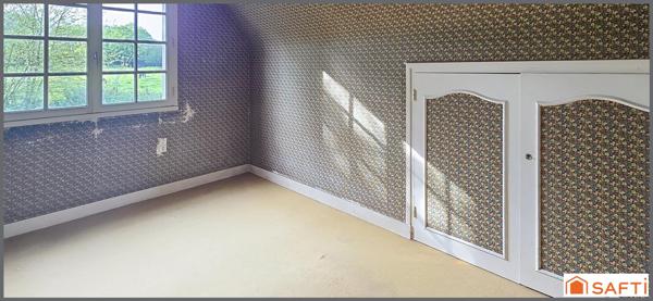 4 chambres, terrain 1900 m², maison à fort potentiel