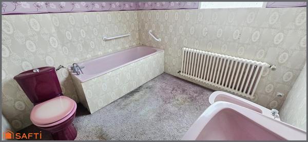 4 chambres, terrain 1900 m², maison à fort potentiel