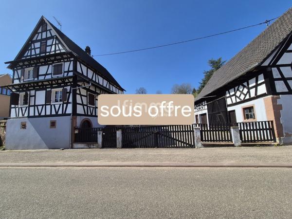 Corps de ferme à Langensoultzbach sous offre.
