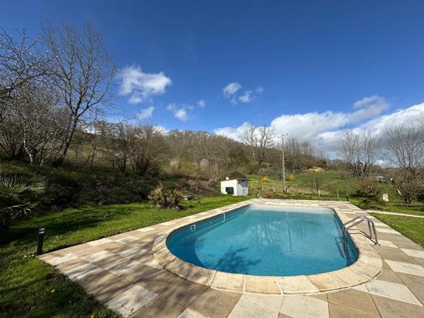 Colayrac-Saint-Cirq (47450) MAISON 182 M2 HABITABLES, 4464 M2 DE TERRAIN, PISCINE ET DEPENDANCE