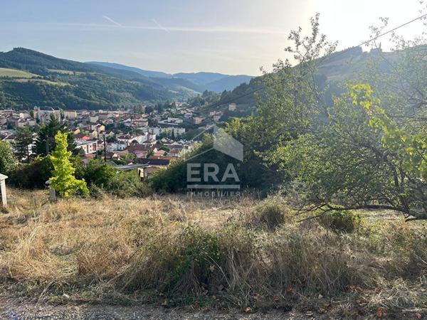 Terrain avec superbe vue