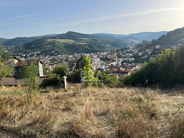 Terrain avec superbe vue