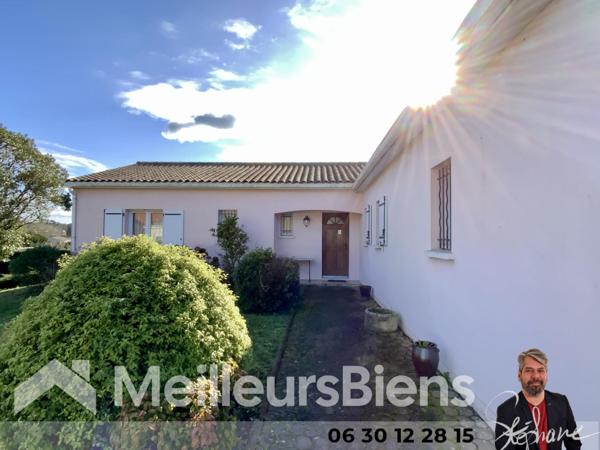 Plain pied jardin garage centre Montendre