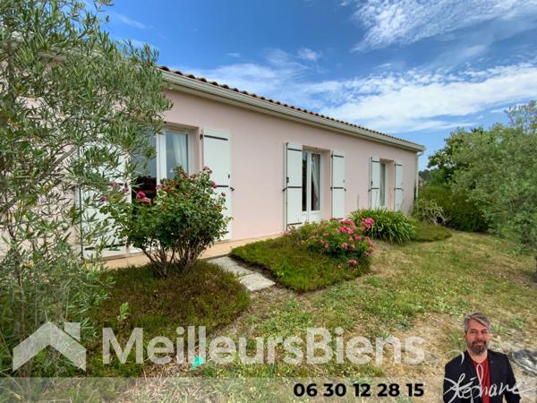 Plain pied jardin garage centre Montendre