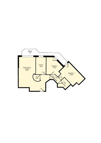 L'Adresse Immobilier - Élégant 3 pièces lumineux de 67 m² - Cave - Parking en sus