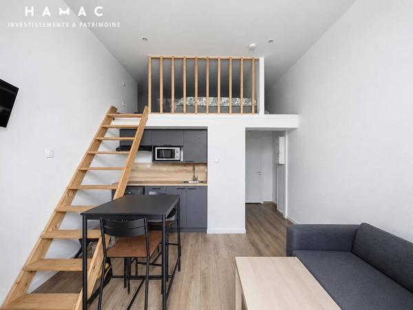 Studio avec jardin privatif de 110 m² – Investissement clé en main vendu loué – Oullins